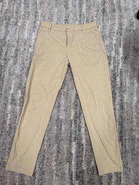 Men's Slim Fit Lululemon Khaki Dress Pants